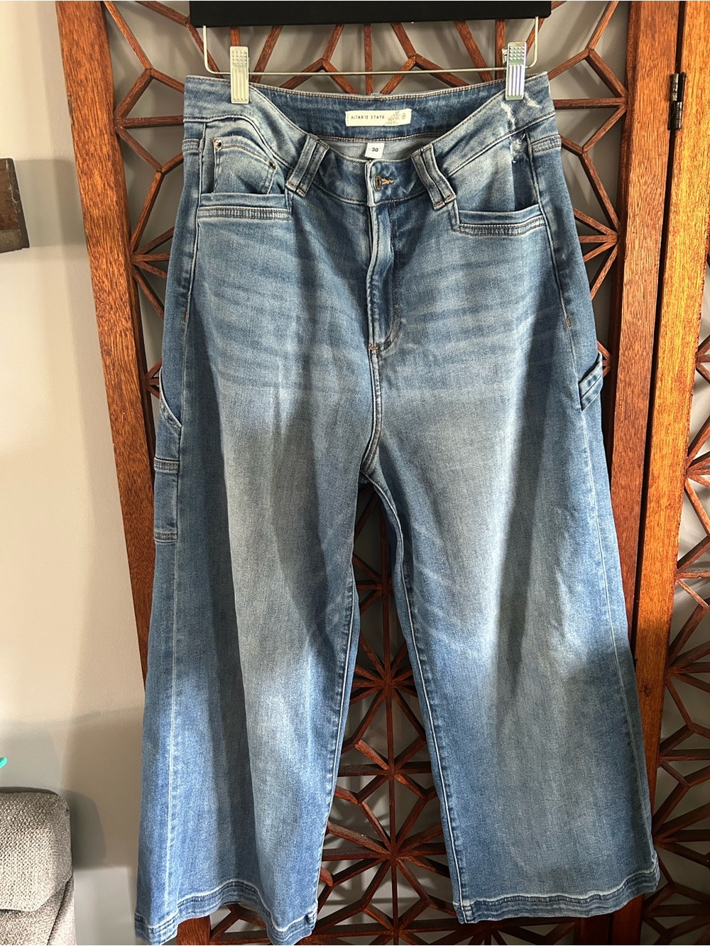 Altar'd State Light Blue Boyfriend Jeans